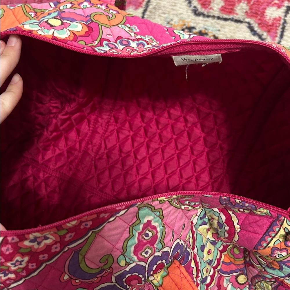 Vera Bradley duffel - Picture 2 of 7
